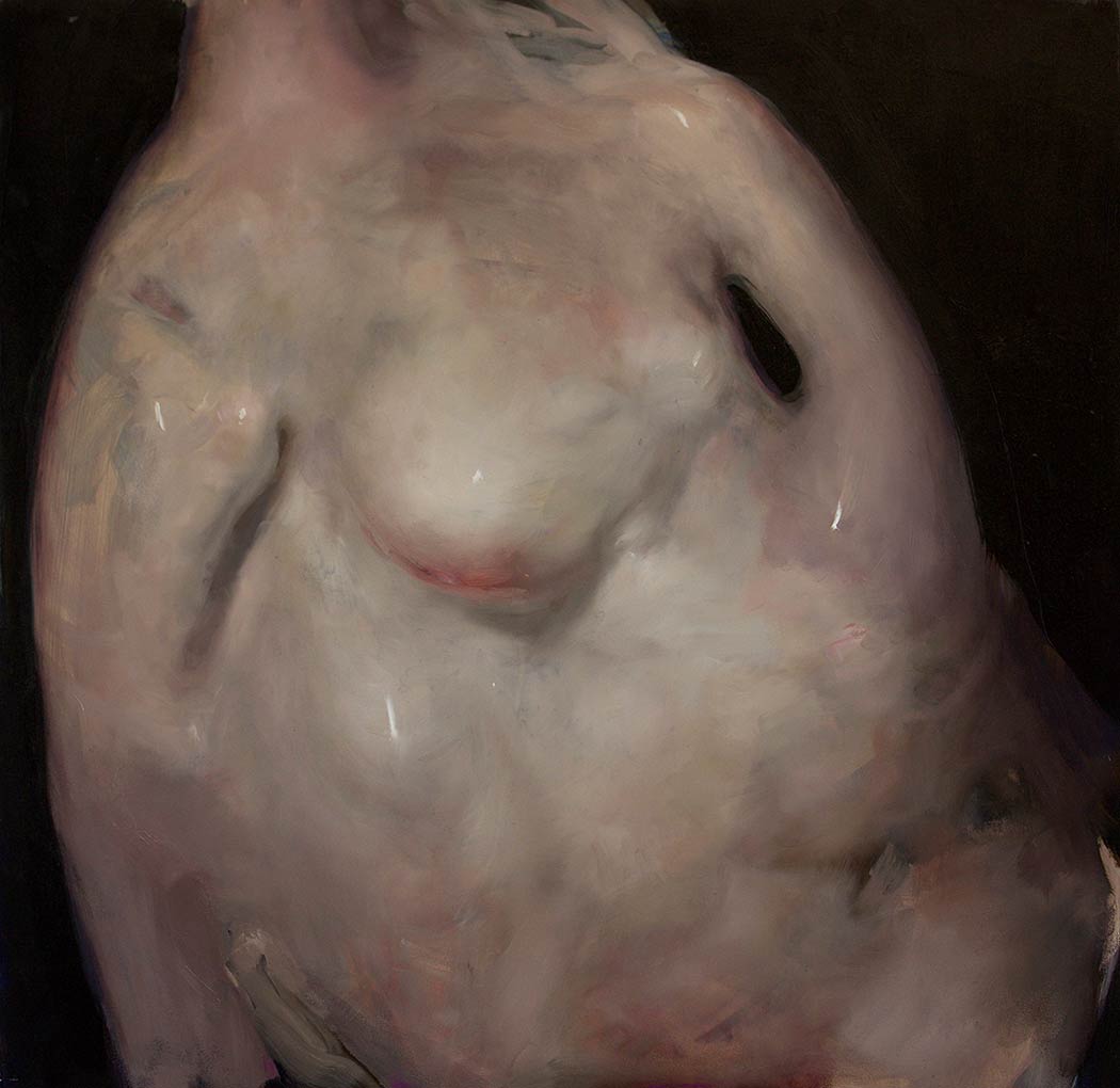 Judith, 33" x 34", Oil on Wood, 2016