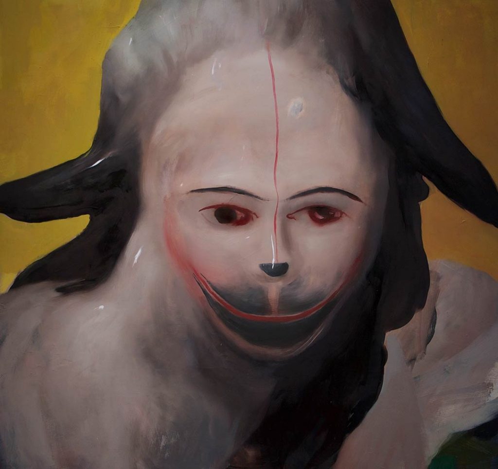 Monkey, 30" x 31", huile sur toile, 2016